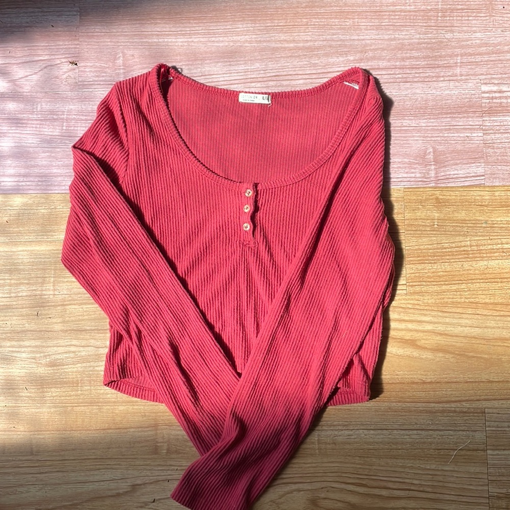 Cotton On XL long sleeve red sweater